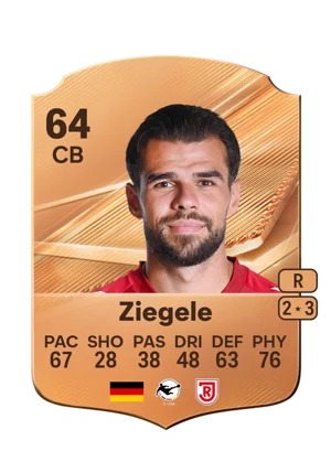 Ziegele - 64 - Rare EA FC 27 card