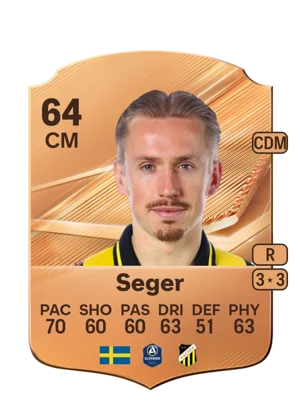 Seger - 64 - Rare EA FC 27 card