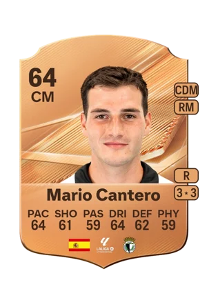Mario Cantero - 64 - Rare EA FC 27 card
