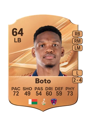 Boto - 64 - Rare EA FC 27 card