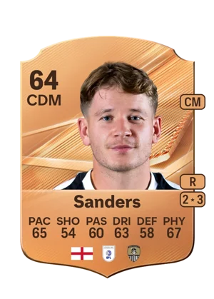 Sanders - 64 - Rare EA FC 27 card