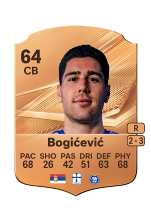 Bogićević - 64 - Rare EA FC 27 card