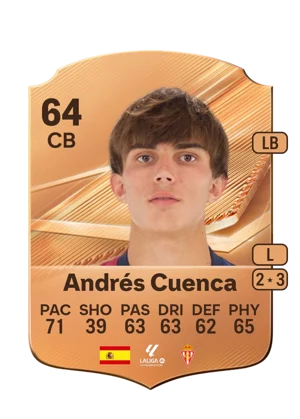Andrés Cuenca - 64 - Rare EA FC 27 card