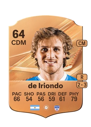 de Iriondo - 64 - Rare EA FC 27 card