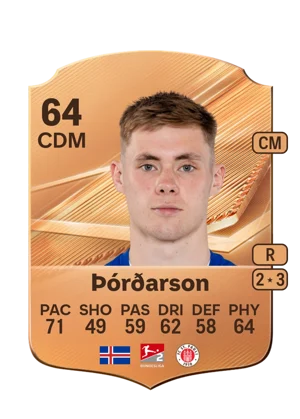 Þórðarson - 64 - Rare EA FC 27 card