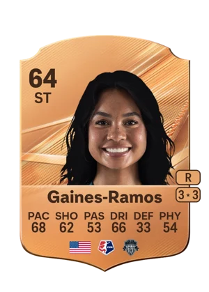 Gaines-Ramos - 64 - Rare EA FC 27 card