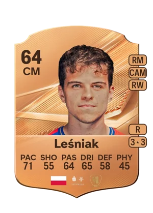 Leśniak - 64 - Rare EA FC 27 card