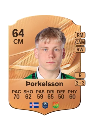 Þorkelsson - 64 - Rare EA FC 27 card