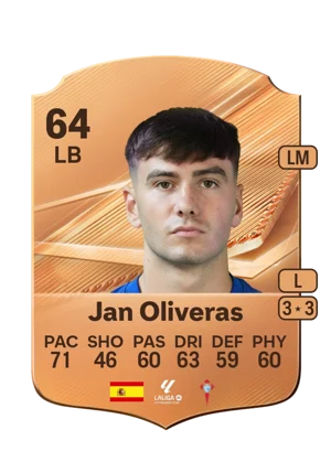 Jan Oliveras - 64 - Rare EA FC 27 card