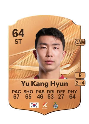 Yu Kang Hyun - 64 - Rare EA FC 27 card
