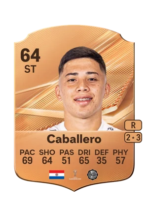 Caballero - 64 - Rare EA FC 27 card