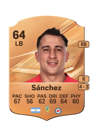 Sánchez - 64 - Rare EA FC 27 card