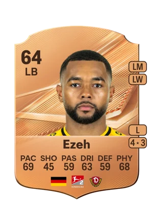 Ezeh - 64 - Rare EA FC 27 card