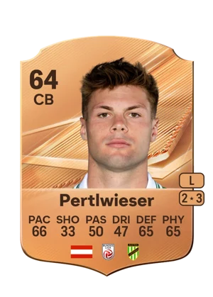 Pertlwieser - 64 - Rare EA FC 27 card