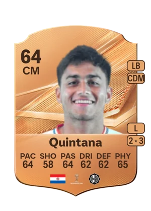 Quintana - 64 - Rare EA FC 27 card