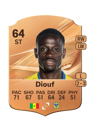 Diouf - 64 - Rare EA FC 27 card