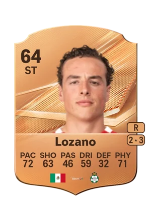 Lozano - 64 - Rare EA FC 27 card