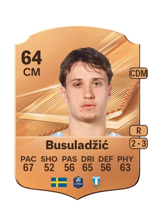 Busuladžić - 64 - Rare EA FC 27 card