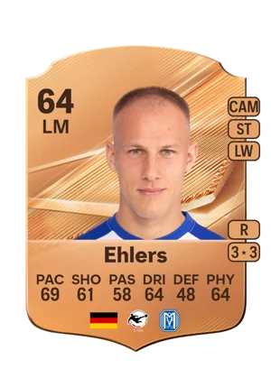 Ehlers - 64 - Rare EA FC 27 card