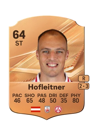 Hofleitner - 64 - Rare EA FC 27 card