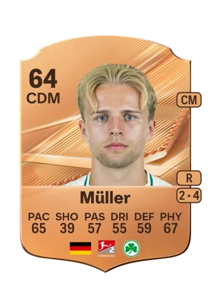 Müller - 64 - Rare EA FC 27 card