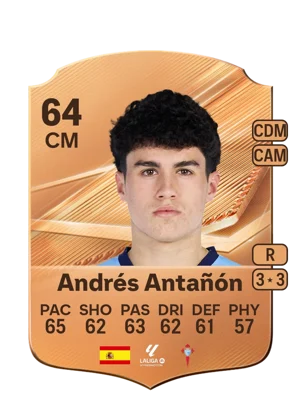 Andrés Antañón - 64 - Rare EA FC 27 card