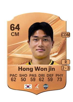 Hong Won jin - 64 - Rare EA FC 27 card