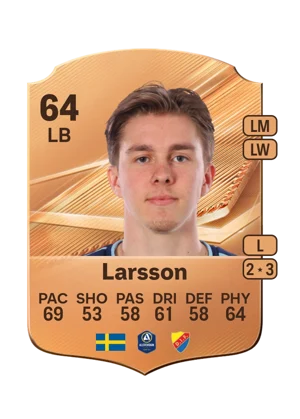 Larsson - 64 - Rare EA FC 27 card