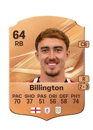 Billington - 64 - Rare EA FC 27 card