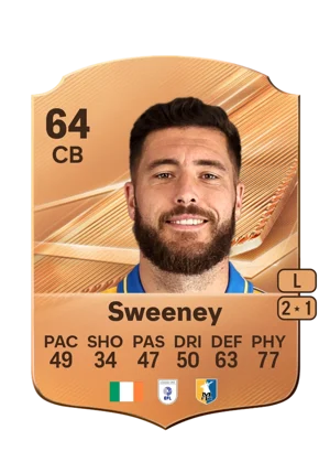 Sweeney - 64 - Rare EA FC 27 card