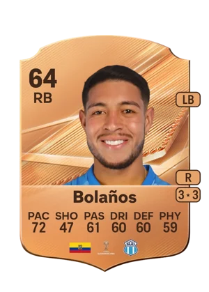 Bolaños - 64 - Rare EA FC 27 card