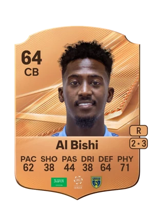 Al Bishi - 64 - Rare EA FC 27 card
