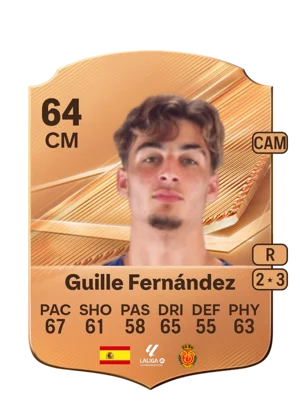 Guille Fernández - 64 - Rare EA FC 27 card