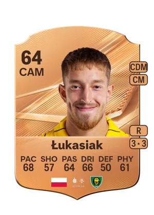 Łukasiak - 64 - Rare EA FC 27 card