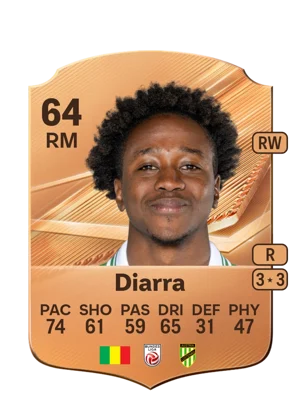 Diarra - 64 - Rare EA FC 27 card