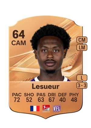 Lesueur - 64 - Rare EA FC 27 card