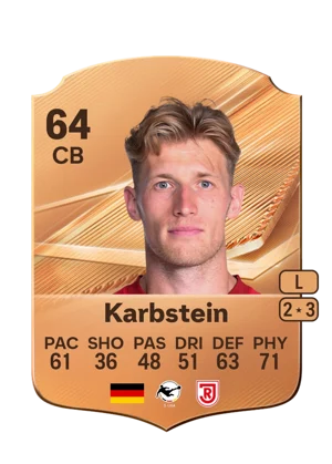 Karbstein - 64 - Rare EA FC 27 card
