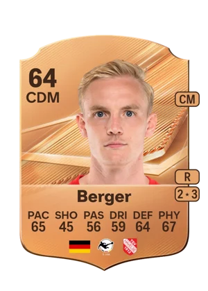 Berger - 64 - Rare EA FC 27 card