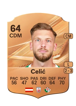 Celić - 64 - Rare EA FC 27 card
