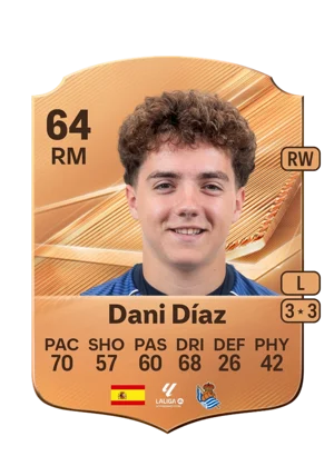 Dani Díaz - 64 - Rare EA FC 27 card