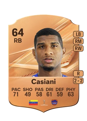 Casiani - 64 - Rare EA FC 27 card
