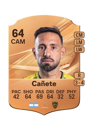 Cañete - 64 - Rare EA FC 27 card