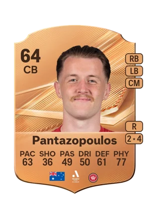 Pantazopoulos - 64 - Rare EA FC 27 card
