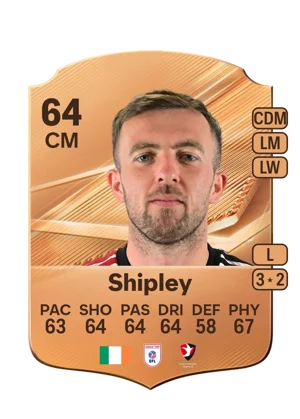 Shipley - 64 - Rare EA FC 27 card