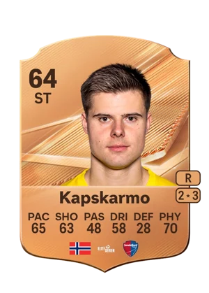 Kapskarmo - 64 - Rare EA FC 27 card