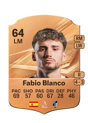 Fabio Blanco - 64 - Rare EA FC 27 card