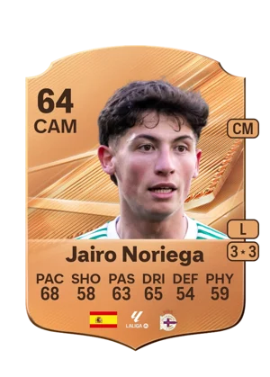 Jairo Noriega - 64 - Rare EA FC 27 card