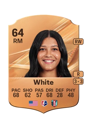 White - 64 - Rare EA FC 27 card