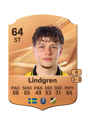 Lindgren - 64 - Rare EA FC 27 card