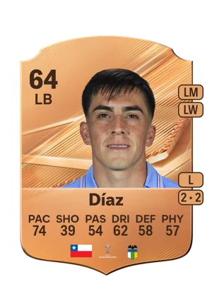 Díaz - 64 - Rare EA FC 27 card